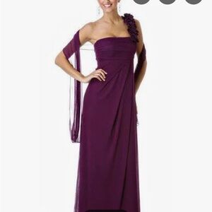 Eureka One-Shoulder Purple Dress